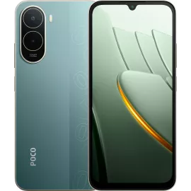 Смартфон Xiaomi Poco C81 Pro 64Gb 4Gb зеленый моноблок 3G 4G 2Sim 6.9" 720x1600 Android 13Mpix 802.11 a/b/g/n/ac NFC GPS GSM1900 microSD max1024Gb