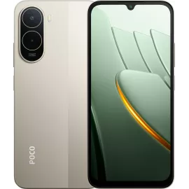 Смартфон Xiaomi Poco C81 Pro 64Gb 4Gb золотистый моноблок 3G 4G 2Sim 6.9" 720x1600 Android 13Mpix 802.11 a/b/g/n/ac NFC GPS GSM1900 microSD max1024Gb