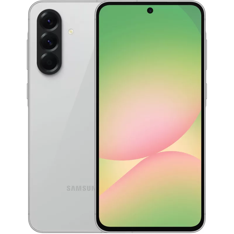 Смартфон Samsung SM-A566E Galaxy A56 5G 256Gb 8Gb серый моноблок 3G 4G 2Sim 6.7" 1080x2340 Android 15 50Mpix 802.11 a/b/g/n/ac/ax NFC GPS GSM900/1800 GSM1900 Protect