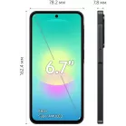Смартфон Samsung SM-A276B Galaxy A27 5G 256Gb 8Gb черный моноблок 3G 4G 2Sim 6.7" 1080x2340 Android 16 50Mpix 802.11 a/b/g/n/ac NFC GPS GSM900/1800 GSM1900 Protect microSD max2048Gb