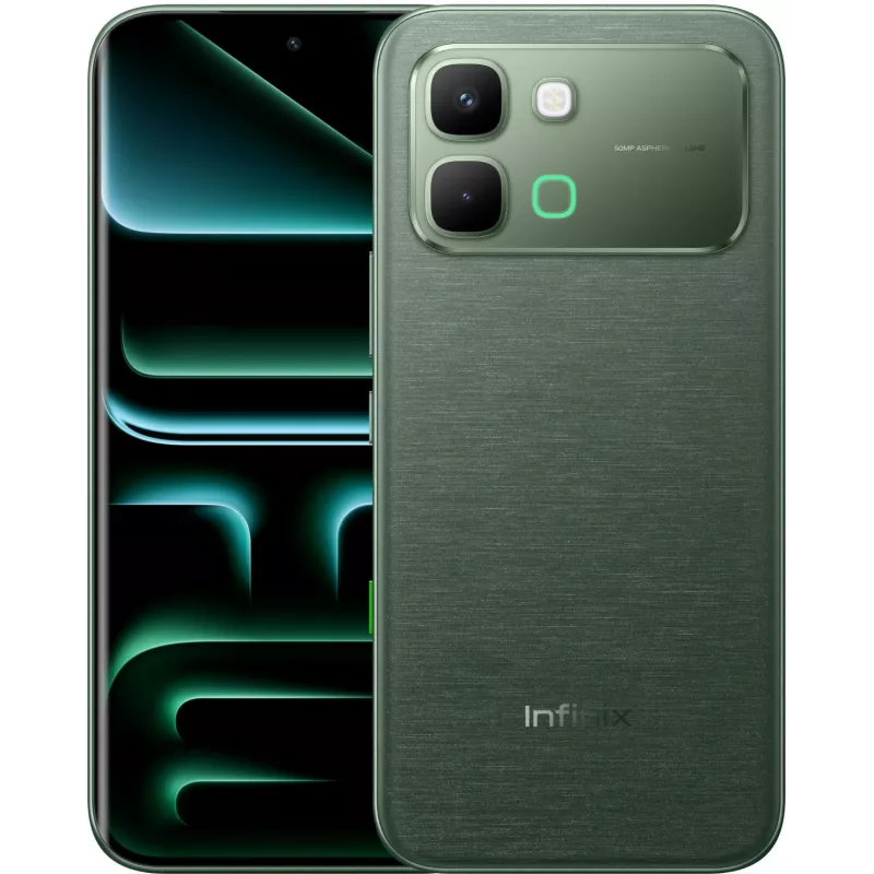 Смартфон Infinix X6887 Note Edge 128Gb 8Gb зеленый моноблок 3G 4G 2Sim 6.78" 1208x2644 Android 16 50Mpix 802.11 a/b/g/n/ac NFC GPS GSM900/1800 GSM1900 Protect FM