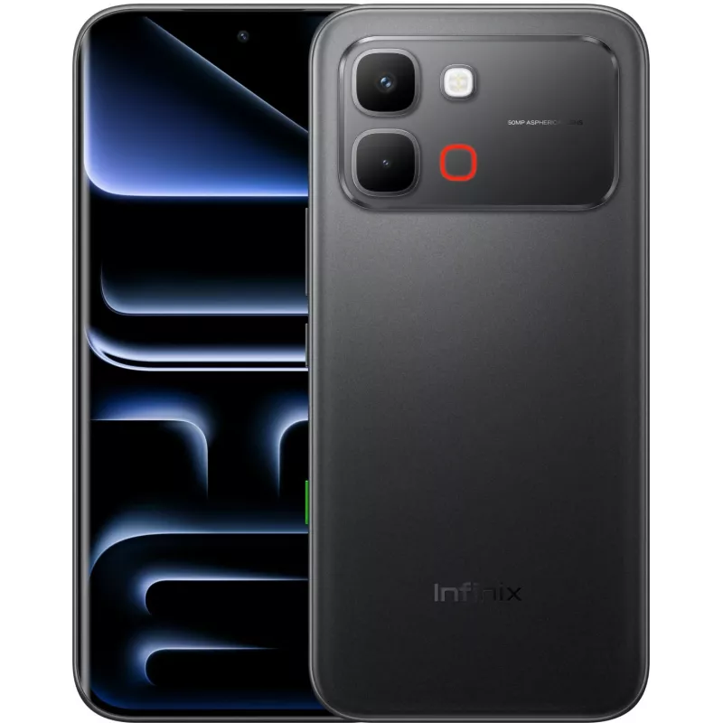 Смартфон Infinix X6887 Note Edge 128Gb 8Gb черный моноблок 3G 4G 2Sim 6.78" 1208x2644 Android 16 50Mpix 802.11 a/b/g/n/ac NFC GPS GSM900/1800 GSM1900 Protect FM