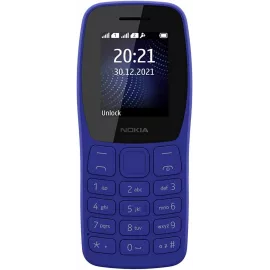 Мобильный телефон Nokia TA-1416 105 DS синий моноблок 2Sim 1.77" 120x160 Series 30+ GSM900/1800 Protect FM