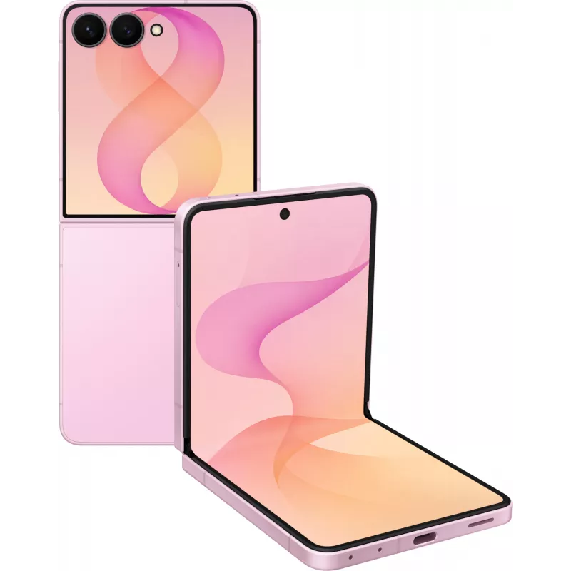 Смартфон Samsung SM-F776B Galaxy Z Flip 8 512Gb 12Gb розовый раскладной 3G 4G 1Sim 6.9" 1080x2520 Android 17 50Mpix 802.11 a/b/g/n/ac/ax/be NFC GPS Protect