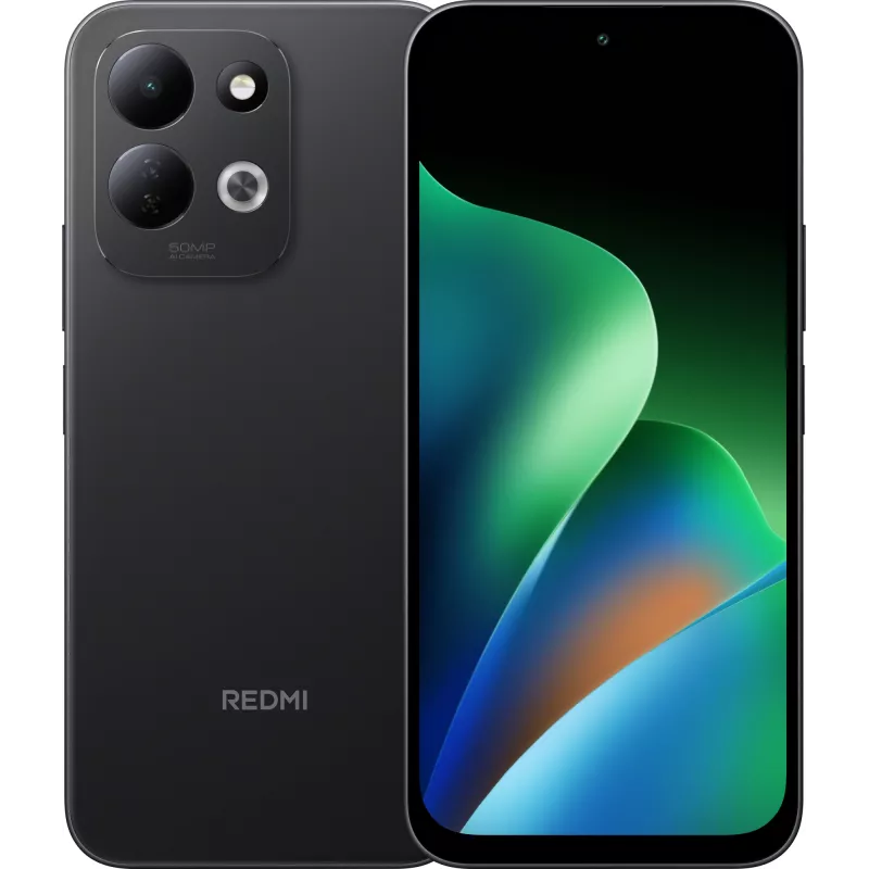 Смартфон Xiaomi Redmi 17 256Gb 8Gb черный моноблок 3G 4G 2Sim 6.9" 720x1600 Android 16 50Mpix 802.11 a/b/g/n/ac NFC GPS Protect FM microSD max2048Gb