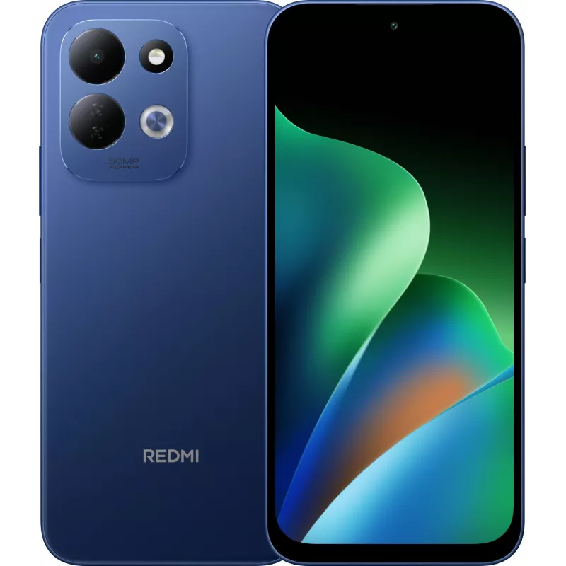 Смартфон Xiaomi Redmi 17 256Gb 8Gb синий моноблок 3G 4G 2Sim 6.9" 720x1600 Android 16 50Mpix 802.11 a/b/g/n/ac NFC GPS Protect FM microSD max2048Gb