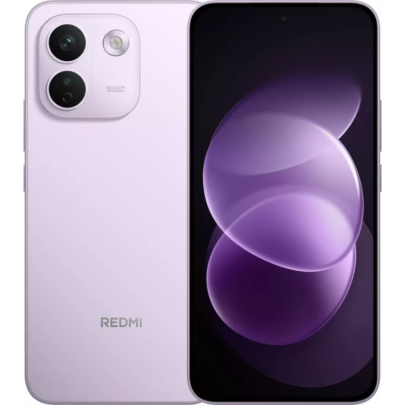 Смартфон Xiaomi Redmi Note 17 Pro Max 5G 512Gb 8Gb фиолетовый моноблок 3G 4G 2Sim 6.83" 1280x2772 Android 16 50Mpix 802.11 a/b/g/n/ac/ax NFC GPS Protect