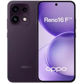 Смартфон Oppo CPH2859 Reno16 F 256Gb 12Gb фиолетовый моноблок 3G 4G 2Sim 6.57" 1080x2372 Android 16 50Mpix 802.11 a/b/g/n/ac/ax NFC GPS Protect microSD max2048Gb