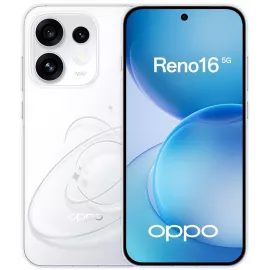 Смартфон Oppo CPH2865 Reno16 5G 256Gb 12Gb белый моноблок 3G 4G 2Sim 6.32" 1216x2640 Android 16 50Mpix 802.11 a/b/g/n/ac/ax NFC GPS Protect