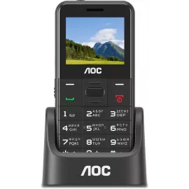 Мобильный телефон AOC 205 A черный моноблок 2Sim 2" 128x160 RTOS 0.08Mpix GSM900/1800 FM microSD max32Gb