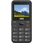 Мобильный телефон AOC 205 A черный моноблок 2Sim 2" 128x160 RTOS 0.08Mpix GSM900/1800 FM microSD max32Gb
