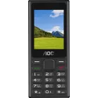 Мобильный телефон AOC 240 A черный моноблок 2Sim 2.4" 240x320 RTOS 0.3Mpix GSM900/1800 FM microSD max32Gb