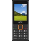 Мобильный телефон AOC 245 A черный моноблок 2Sim 2.4" 240x320 RTOS 0.3Mpix GSM900/1800 FM microSD max32Gb