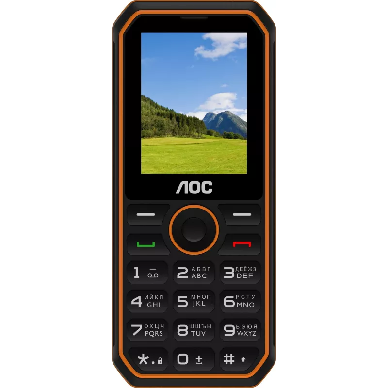 Мобильный телефон AOC 248 A черный моноблок 2Sim 2.4" 240x320 RTOS 0.3Mpix GSM900/1800 FM microSD max32Gb