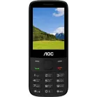 Мобильный телефон AOC 280 A черный моноблок 2Sim 2.8" 240x320 RTOS 0.3Mpix GSM900/1800 FM microSD max32Gb