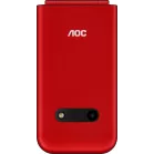 Мобильный телефон AOC 285 A красный раскладной 2Sim 2.8" 240x320 RTOS 0.3Mpix GSM900/1800 FM microSD max32Gb
