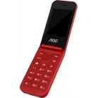Мобильный телефон AOC 285 A красный раскладной 2Sim 2.8" 240x320 RTOS 0.3Mpix GSM900/1800 FM microSD max32Gb