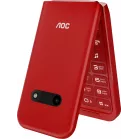 Мобильный телефон AOC 285 A красный раскладной 2Sim 2.8" 240x320 RTOS 0.3Mpix GSM900/1800 FM microSD max32Gb