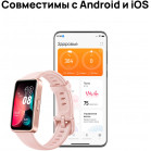Фитнес-трекер Huawei Band 8 ASK-B19 AMOLED корп.:розовый рем.:розовый (55020ANL)