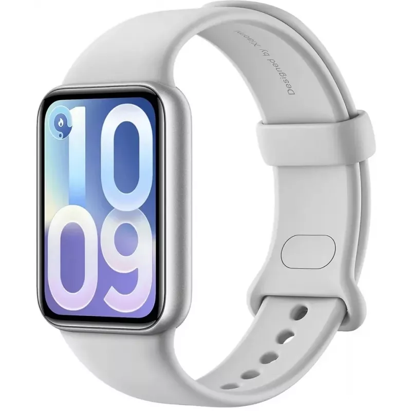 Фитнес-трекер Xiaomi Smart Band 10 Pro AMOLED корп.:серебристый рем.:серебристый (BHR08WBGL)
