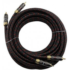 Кабель Ural RCA -SY5M Symphony черный 5м межблочный кабель 2RCA-2RCA безкислородная медь (упак.:1шт)