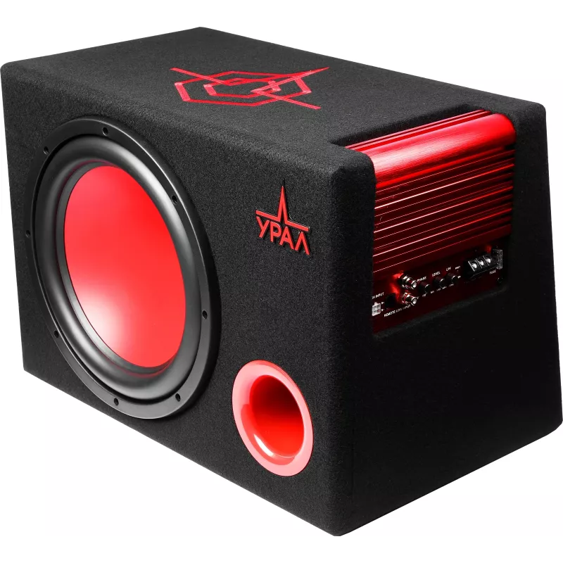 Сабвуфер автомобильный Ural АС-У12А 300Вт активный (30см/12")