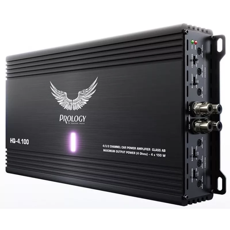 Усилитель автомобильный Prology HQ-4.100 четырехканальный