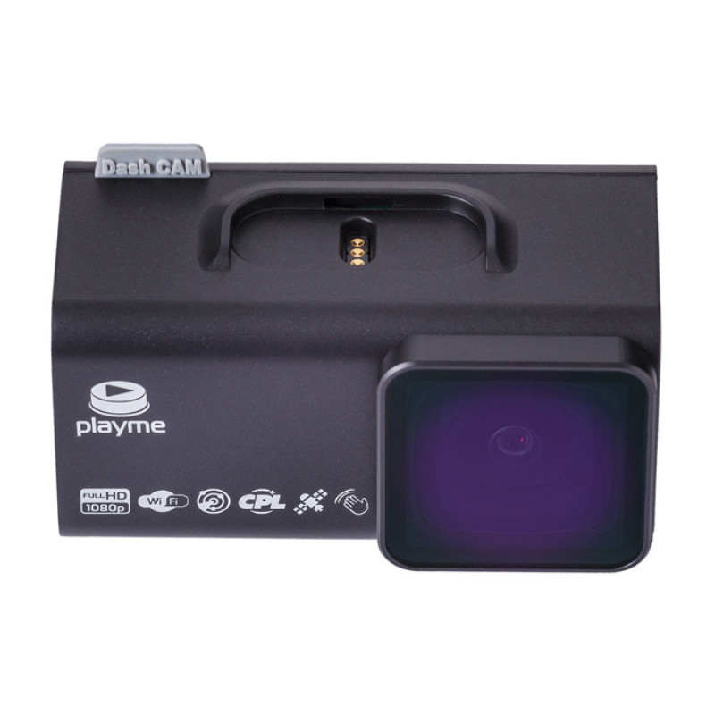 Видеорегистратор Playme TIO S черный 2Mpix 1080x1920 1080p 150гр. GPS NTK96658