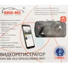 Видеорегистратор Sho-Me A12-GPS/GLONASS WI-FI черный 5Mpix 1296x2304 1296p 140гр. GPS Ambarella A12