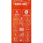 Видеорегистратор с радар-детектором Sho-Me Combo Note WiFi DUO GPS ГЛОНАСС черный