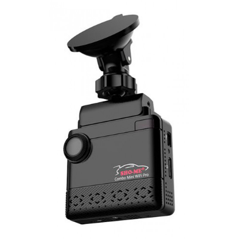 Видеорегистратор с радар-детектором Sho-Me Combo MINI WIFI Pro черный 1296p 135гр. GPS MSTAR 8336
