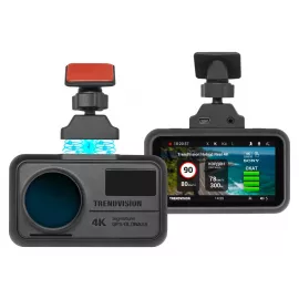 Видеорегистратор с радар-детектором TrendVision Hybrid Signature Real 4K черный 2160p 170гр. GPS NT96670