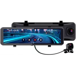 Видеорегистратор TrendVision CarPlay Mirror черный 2Mpix 2160x3840 2160p 150гр. MSTAR 8826