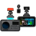 Видеорегистратор с радар-детектором TrendVision Hybrid Signature Real 4K 2CH черный 2160p 170гр. GPS NT96670