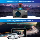 Видеорегистратор с радар-детектором TrendVision DriveCam Real 4K Signature LNA 2CH черный 2160p 140гр. GPS MStar 8629