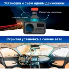 Видеорегистратор TrendVision TDR-725 Real 4K Max черный 8Mpix 2160x3840 2160p 170гр. GPS NT96670