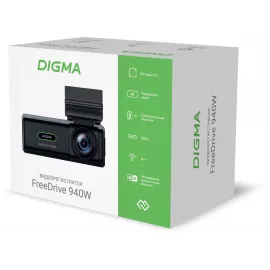 Видеорегистратор Digma FreeDrive 940W черный 4Mpix 2160x3840 170гр. Allwinner V851S3
