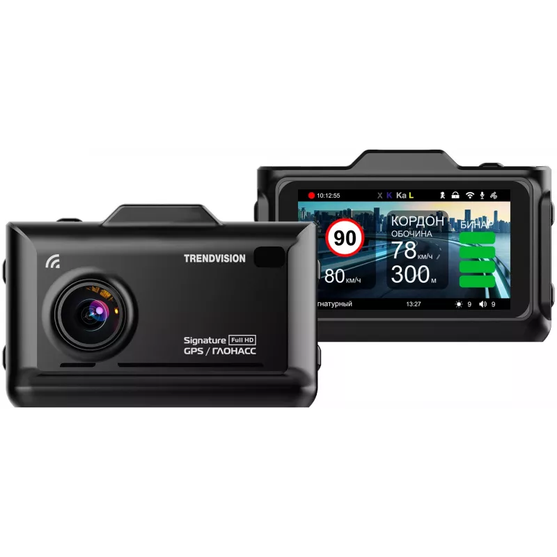 Видеорегистратор с радар-детектором TrendVision Combo F10 1080p 170гр. GPS MSTAR 8336