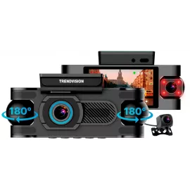 Видеорегистратор TrendVision Proof 360 черный 2Mpix 1440x2560 1440p 150гр. GPS SigmaStar SSC8826Q
