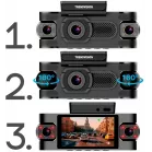 Видеорегистратор TrendVision Proof 360 черный 2Mpix 1440x2560 1440p 150гр. GPS SigmaStar SSC8826Q