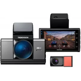 Видеорегистратор TrendVision Online Air 4G черный 1080x1920 1080p 16гр. GPS Allwinner V853