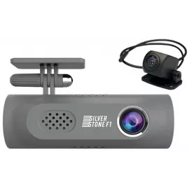Видеорегистратор Silverstone F1 A50F FOCUS 2К DUO черный 5Mpix 1440x2560 1440p 150гр.