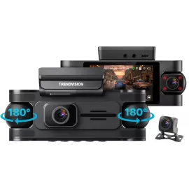 Видеорегистратор TrendVision Proof 360 GPS Ultra черный 2Mpix 2160x3840 2160p 150гр. GPS SigmaStar SSC8838G