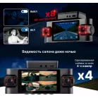 Видеорегистратор TrendVision Proof 360 GPS Ultra черный 2Mpix 2160x3840 2160p 150гр. GPS SigmaStar SSC8838G