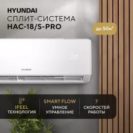 Сплит-система Hyundai HAC-18/S-PRO белый