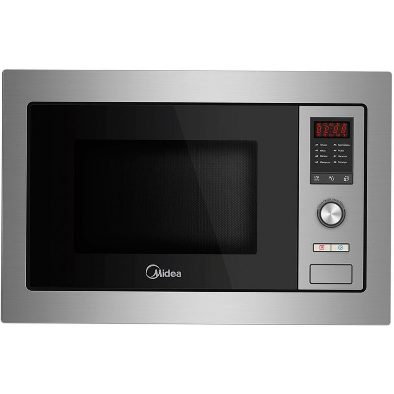 Микроволновая печь Midea AG925BVW 25л. 900Вт нержавеющая сталь/черный (встраиваемая) Микроволновая печь Midea AG925BVW 25л. 900Вт нержавеющая сталь/черный (встраиваемая)