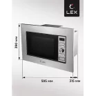 Микроволновая печь Lex BIMO 20.05 INOX 20л. 700Вт нержавеющая сталь (встраиваемая)