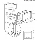 Микроволновая печь AEG MSB2057D-B 20л. 800Вт черный (встраиваемая)