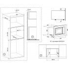 Микроволновая печь Krona Raum 60 WH 20л. 700Вт белый (встраиваемая)