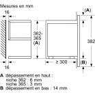 Микроволновая печь Bosch BFL7221B1 21л. 900Вт черный (встраиваемая)